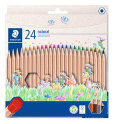 Staedtler Natural Colour Pencil Assorted, Pack of 24 ST143N-C24