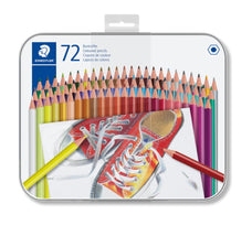 Staedtler Non-Wood Coloured Pencils Assorted, Pack of 72 in a tin ST175-M72
