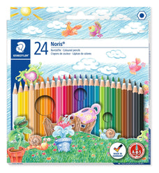Staedtler Noris Aquarell Coloured Pencil Assorted, Pack of 24 ST144-10NC24