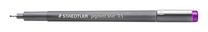 STAEDTLER Pigment Liner 0.5mm Tip Violet x 10's pack ST308-05-6