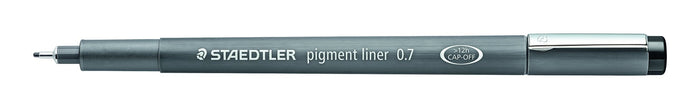 STAEDTLER Pigment Liner 0.7mm Tip Black x 10's pack ST308-07-9