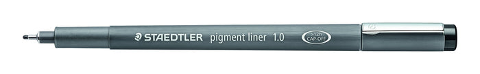 STAEDTLER Pigment Liner 1.0mm Tip Black x 10's pack ST308-10-9