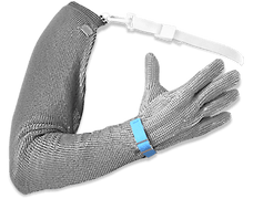 Stahlnetz Chainmesh Full Arm Glove with Shoulder Strap