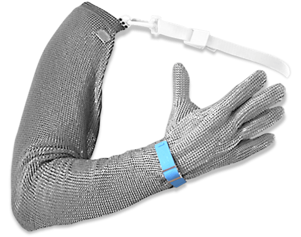 Stahlnetz Chainmesh Full Arm Glove with Shoulder Strap