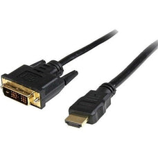 StarTech.com 0.5m HDMI to DVI-D Cable - HDMI to DVI Adapter / Converter Cable - 1x DVI-D Male 1x HDMI Male - Black 50 cm 20in - Digital Video Cable IM2639102