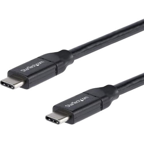 StarTech.com 0.5m USB C to USB C Cable w/ 5A PD - M/M - USB 2.0 - USB-IF Certified - USB Type C Cable - USB C Charging Cable - USB C PD Cable - 50 cm Thunderbolt 3 Data Transfer Cable for MacBook Pro, MacBook, Power Bank - First End: 1 x 24-pin USB 2.0 Ty IM4278243