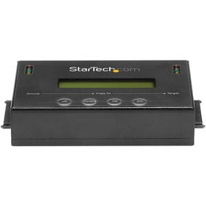 StarTech.com 1:1 Standalone Hard Drive Duplicator & Eraser, SATA HDD / SSD Disk Cloner / Copier / Wiper / Sanitizer, TAA Compliant - 1:1 Standalone SATA hard drive duplicator/eraser performs disk cloning/erasing, no PC required; 3 duplication modes includ IM2523156