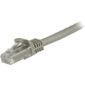 StarTech.com 1.5m CAT6 Ethernet Cable - Grey Snagless Gigabit - 100W PoE UTP 650MHz Category 6 Patch Cord UL Certified Wiring/TIA - 1.50 m Category 6 Network Cable for Network Device, Hub, Distribution Panel, Workstation, IP Phone - First End: 1 x RJ-4... IM4833284