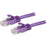 StarTech.com 1.5m CAT6 Ethernet Cable - Purple Snagless Gigabit - 100W PoE UTP 650MHz Category 6 Patch Cord UL Certified Wiring/TIA - 1.50 m Category 6 Network Cable for Network Device, Hub, Distribution Panel, Workstation, IP Phone - First End: 1 x RJ... IM4831051