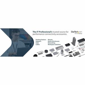 StarTech.com 1.6ft/50cm Thunderbolt 4 Cable, 40Gbps, 100W PD, 4K/8K Video, Intel-Certified, Compatible w/Thunderbolt 3/USB 3.2/DisplayPort - 1.6ft (50cm) Thunderbolt 4 cable supports 40 Gbps 8K 60Hz and 100W Charging; Compatible w/ USB4/USB-C and Thund... IM5930788