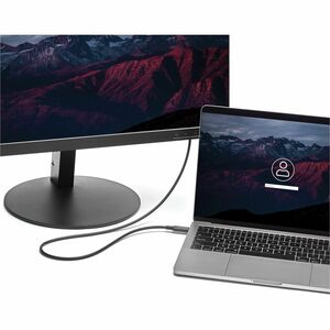 StarTech.com 1 m / 3.3 ft. USB-C to Mini DisplayPort Cable - 4K 60Hz - Black - USB 3.1 Type-C to Mini DP Adapter Cable - mDP Cable - 1.01 m Mini DisplayPort/USB A/V Cable for Chromebook, Monitor, iMac, Notebook, MacBook, TV - First End: 1 x 24-pin USB 3.1 IM4184410