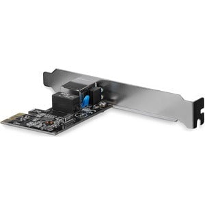 StarTech.com 1 Port PCI Express PCIe Gigabit Network Server Adapter NIC Card - Dual Profile - PCI Express x1 - 128 MB/s Data Transfer Rate - 1 Port(s) - 1 x Network (RJ-45) - Twisted Pair - Full-height - 10/100/1000Base-T - Plug-in Card IM2356166