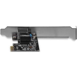 StarTech.com 1 Port PCI Express PCIe Gigabit Network Server Adapter NIC Card - Dual Profile - PCI Express x1 - 128 MB/s Data Transfer Rate - 1 Port(s) - 1 x Network (RJ-45) - Twisted Pair - Full-height - 10/100/1000Base-T - Plug-in Card IM2356166