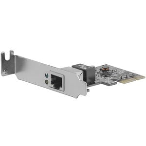 StarTech.com 1 Port PCI Express PCIe Gigabit NIC Server Adapter Network Card - Low Profile - PCI Express - 1024 MB/s Data Transfer Rate - 1 Port(s) - 1 x Network (RJ-45) - Twisted Pair - Low-profile - Half-length - 10/100/1000Base-T - Plug-in Card IM2481613