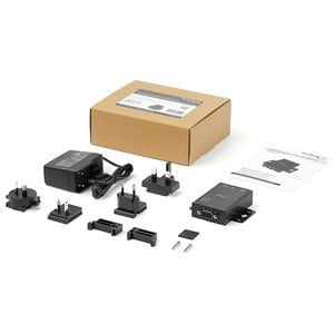 StarTech.com 1 Port RS232 Serial to IP Ethernet Converter / Device Server - Aluminum - Connect to, configure and remotely manage an RS-232 serial device over an IP network - Aluminum Enclosure RS232 Serial Device Server - Serial over IP - Serial to IP Con IM2503075