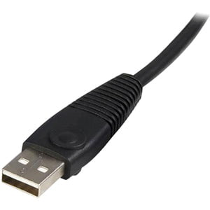 StarTech.com 10 ft 2-in-1 Universal USB KVM Cable - Video / USB cable - HD-15, 4 pin USB Type B (M) - 4 pin USB Type A, HD-15 - 10 - 3.05 m USB KVM Cable for KVM Switch - First End: 1 x 4-pin USB Type A - Male, 1 x 15-pin HD-15 - Male, USB - Male, DB-15 - IM2902546