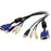 StarTech.com 10 ft 4-in-1 USB VGA KVM Cable with Audio and Microphone - 3.05 m USB KVM Cable - First End: 1 x 15-pin HD-15 - Male, 1 x USB Type A - Male, 1 x Mini-phone Stereo Audio - Male - Second End: 1 x 15-pin HD-15 - Male, 1 x USB Type B - Male, 1 x IM2902565