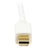 StarTech.com 10 ft Mini DisplayPort to DVI Adapter Converter Cable - Mini DP to DVI 1920x1200 - White - 3.05 m DVI/Mini DisplayPort Video Cable for Video Device, Notebook, Ultrabook, MacBook - First End: 1 x Mini DisplayPort Digital Audio/Video - Male - S IM2467440