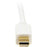 StarTech.com 10 ft Mini DisplayPort to DVI Adapter Converter Cable - Mini DP to DVI 1920x1200 - White - 3.05 m DVI/Mini DisplayPort Video Cable for Video Device, Notebook, Ultrabook, MacBook - First End: 1 x Mini DisplayPort Digital Audio/Video - Male - S IM2467440