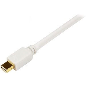 StarTech.com 10 ft Mini DisplayPort to DVI Adapter Converter Cable - Mini DP to DVI 1920x1200 - White - 3.05 m DVI/Mini DisplayPort Video Cable for Video Device, Notebook, Ultrabook, MacBook - First End: 1 x Mini DisplayPort Digital Audio/Video - Male - S IM2467440