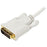 StarTech.com 10 ft Mini DisplayPort to DVI Adapter Converter Cable - Mini DP to DVI 1920x1200 - White - 3.05 m DVI/Mini DisplayPort Video Cable for Video Device, Notebook, Ultrabook, MacBook - First End: 1 x Mini DisplayPort Digital Audio/Video - Male - S IM2467440