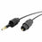 StarTech.com 10 ft Toslink to Miniplug Digital Audio Cable - 3.05 m Audio Cable - First End: 1 x Toslink Digital Audio - Male - Second End: 1 x Mini-phone Audio - Male IM2913413