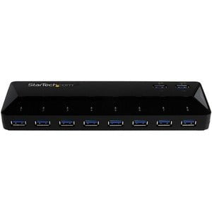 StarTech.com 10-Port USB 3.0 Hub with Charge and Sync Ports - 2 x 1.5A Ports - USB 3.0 - External - 10 USB Port(s) - 10 USB 3.0 Port(s) - PC IM3260135