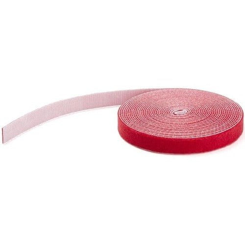 StarTech.com 100ft. Hook and Loop Roll, Red, Cable Strap, HKLP100RD IM4705380