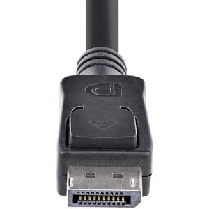 StarTech.com 10ft (3m) DisplayPort 1.2 Cable, 4K x 2K UHD VESA Certified DisplayPort Cable, DP Cable/Cord for Monitor, w/ Latches - 10ft/3m VESA Certified DisplayPort v1.2 cable; 4Kx2K(3840x2400 60Hz)/21.6 Gbps bandwidth/HBR2/8Ch Audio/MST - Durable PVC s IM1596300