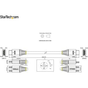 StarTech.com 10ft/3m HDMI 2.1 Cable, Certified Ultra High Speed HDMI Cable 48Gbps, 8K 60Hz/4K 120Hz HDR10+, 8K HDMI Cable, Monitor/Display - 3 m HDMI A/V Cable for Audio/Video Device, Monitor, Notebook, Computer, TV, Workstation, Projector, Apple TV - Fir IM5323334