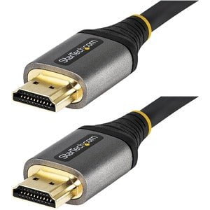 StarTech.com 10ft/3m HDMI 2.1 Cable, Certified Ultra High Speed HDMI Cable 48Gbps, 8K 60Hz/4K 120Hz HDR10+, 8K HDMI Cable, Monitor/Display - 3 m HDMI A/V Cable for Audio/Video Device, Monitor, Notebook, Computer, TV, Workstation, Projector, Apple TV - Fir IM5323334