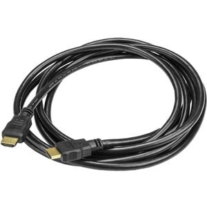 StarTech.com 10ft/3m HDMI Cable, 4K High Speed HDMI Cable with Ethernet, Ultra HD 4K 30Hz Video, HDMI 1.4 Cable, HDMI Monitor Cord, Black - 3 m HDMI A/V Cable for Blu-ray Player, HDTV, DVD Player, Stereo Receiver, Projector, TV - First End: 1 x 19-pin HDM IM2149726