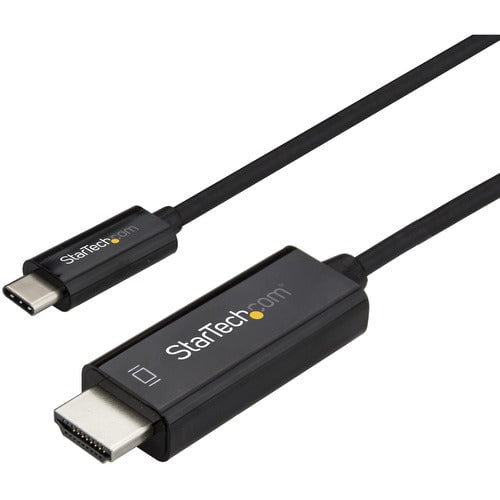 StarTech.com 10ft (3m) USB C to HDMI Cable - 4K 60Hz USB Type C DP Alt Mode to HDMI 2.0 Video Display Adapter Cable -Works w/Thunderbolt 3 - 3 m HDMI/USB A/V Cable for Chromebook, Projector, MacBook, Workstation, MacBook Pro, iPad Pro - First End: 1 x 24- IM4085936