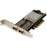 StarTech.com 10G Network Card - 2x 10G Open SFP+ Multimode LC Fiber Connector - Intel 82599 Chip - Gigabit Ethernet Card - PCI Express x4 - 2.50 GB/s Data Transfer Rate - Intel 82599 - 2 Port(s) - Optical Fiber - 10GBase-X - SFP+ - Plug-in Card IM3016732