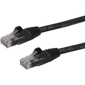 StarTech.com 10m CAT6 Ethernet Cable - Black Snagless Gigabit - 100W PoE UTP 650MHz Category 6 Patch Cord UL Certified Wiring/TIA - 10 m Category 6 Network Cable for Network Device, Hub, Distribution Panel, Workstation, IP Phone - First End: 1 x RJ-45 Net IM1991371