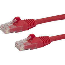 StarTech.com 10m CAT6 Ethernet Cable - Red Snagless Gigabit - 100W PoE UTP 650MHz Category 6 Patch Cord UL Certified Wiring/TIA - 10 m Category 6 Network Cable for Network Device, Hub, Distribution Panel, Wall Outlet, Workstation, IP Phone - First End: 1 IM3376686