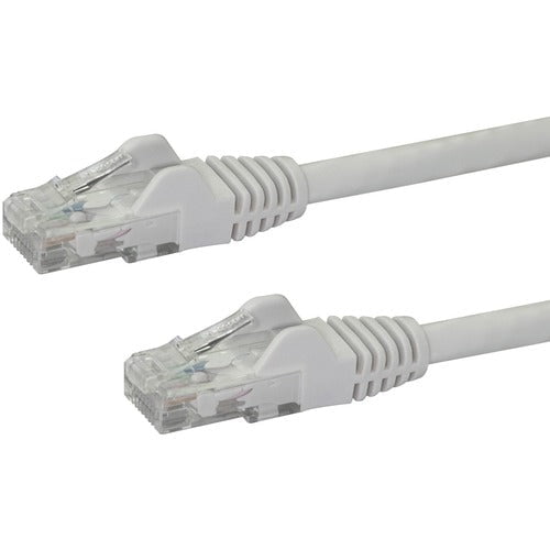 StarTech.com 10m CAT6 Ethernet Cable - White Snagless Gigabit - 100W PoE UTP 650MHz Category 6 Patch Cord UL Certified Wiring/TIA - 10 m Category 6 Network Cable for Network Device, Hub, Wall Outlet, Workstation, IP Phone - First End: 1 x RJ-45 Network - IM3376687