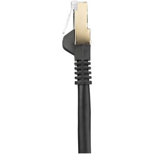 StarTech.com 10m CAT6a Ethernet Cable - 10 Gigabit Category 6a Shielded Snagless 100W PoE Patch Cord - 10GbE Black UL Certified Wiring/TIA - 10 m Category 6a Network Cable for PoE-enabled Device, Computer, Hub, Router, Patch Panel - First End: 1 x RJ-4... IM4833161
