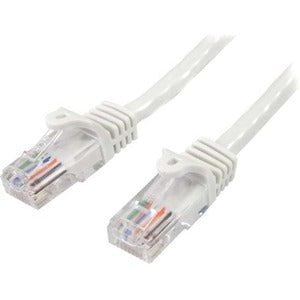 StarTech.com 10m White Cat5e Patch Cable with Snagless RJ45 Connectors - Long Ethernet Cable - 10 m Cat 5e UTP Cable - 10 m Category 5e Network Cable for Network Device, Hub, Switch, Patch Panel - First End: 1 x RJ-45 Network - Male - Second End: 1 x RJ-4 IM3648452