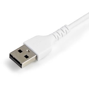 StarTech.com 12inch/30cm Durable White USB-A to Lightning Cable, Rugged Heavy Duty Charging/Sync Cable for Apple iPhone/iPad MFi Certified - 30 cm Lightning/USB Data Transfer Cable for iPhone, iPad Air, iPad mini, Mobile Device - First End: 1 x 8-pin Ligh IM5088565