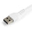 StarTech.com 12inch/30cm Durable White USB-A to Lightning Cable, Rugged Heavy Duty Charging/Sync Cable for Apple iPhone/iPad MFi Certified - 30 cm Lightning/USB Data Transfer Cable for iPhone, iPad Air, iPad mini, Mobile Device - First End: 1 x 8-pin Ligh IM5088565
