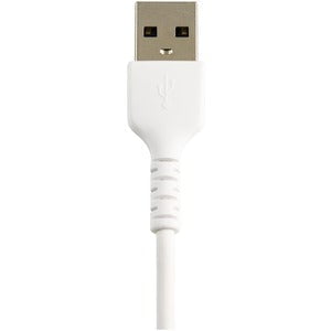 StarTech.com 12inch/30cm Durable White USB-A to Lightning Cable, Rugged Heavy Duty Charging/Sync Cable for Apple iPhone/iPad MFi Certified - 30 cm Lightning/USB Data Transfer Cable for iPhone, iPad Air, iPad mini, Mobile Device - First End: 1 x 8-pin Ligh IM5088565