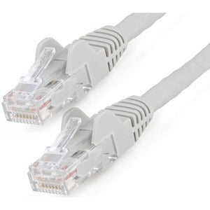 StarTech.com 15m CAT6 Ethernet Cable, LSZH (Low Smoke Zero Halogen), 10 GbE Snagless 100W PoE UTP RJ45 Grey CAT 6 Network Patch Cord, ETL - 15 m Category 6 Network Cable for Network Device, Network Card, Workstation - First End: 1 x RJ-45 Network - Male - IM5475578