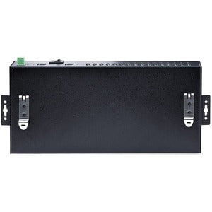 StarTech.com 16-Port Industrial USB 3.0 Hub 5Gbps, Mountable, Terminal Block Power Up to 120W Shared, USB Charging, Dual-Host Hub/Switch - 16 USB-A 3.2 Gen 1 (5Gbps shared) Downstream Facing Ports (DFP) w/dual-host switch/hub - Steel enclosure - Locking p IM5753872