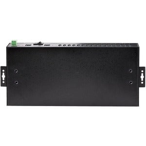 StarTech.com 16-Port Industrial USB 3.0 Hub 5Gbps, Mountable, Terminal Block Power Up to 120W Shared, USB Charging, Dual-Host Hub/Switch - 16 USB-A 3.2 Gen 1 (5Gbps shared) Downstream Facing Ports (DFP) w/dual-host switch/hub - Steel enclosure - Locking p IM5753872