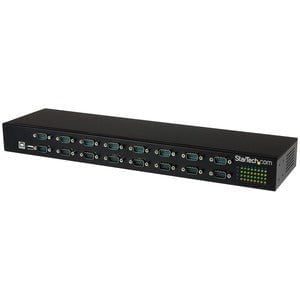 StarTech.com 16-Port USB-to-Serial Adapter Hub - 1 Pack - External - USB - PC, Linux, Mac - 16 x Number of Serial Ports External - TAA Compliant IM3330349