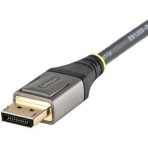 StarTech.com 16ft (5m) VESA Certified DisplayPort 1.4 Cable, 8K 60Hz HDR10, UHD 4K 120Hz Video, DP to DP Monitor Cord, DP 1.4 Cable, M/M - 5 m DisplayPort A/V Cable for Audio/Video Device, Monitor, Workstation, TV, Projector - First End: 1 x 20-pin Displa IM5323329