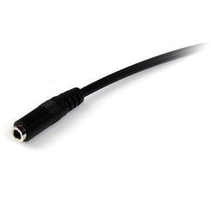 StarTech.com 1m 3.5mm 4 Position TRRS Headset Extension Cable - M/F - 1 m Mini-phone Audio Cable for Audio Device, Headset, Headphone, iPhone - First End: 1 x Mini-phone Audio - Male - Second End: 1 x Mini-phone Audio - Female - Extension Cable - Shieldin IM2061235