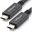 StarTech.com 1m 3 ft USB C Cable with Power Delivery (5A) - M/M - USB 3.1 (10Gbps) - USB-IF Certified - USB Type C Cable - USB 3.2 Gen 2 - 1.01 m USB-C Data Transfer Cable for Chromebook, Notebook, MacBook, Charger, Wall Charger, Power Bank, Mobile Device IM3614353