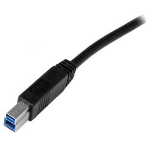 StarTech.com 1m (3ft) Certified SuperSpeed USB 3.0 (5Gbps) A to B Cable - M/M - Connect your USB 3.0 devices, with this high-quality USB 3.0 certified cable - USB 3.0 Cable - USB 3.0 Cord - USB A to B Cable - USB 3.2 Gen 1 (5Gbps) Cable - USB 3.0 AB Cable IM2452821